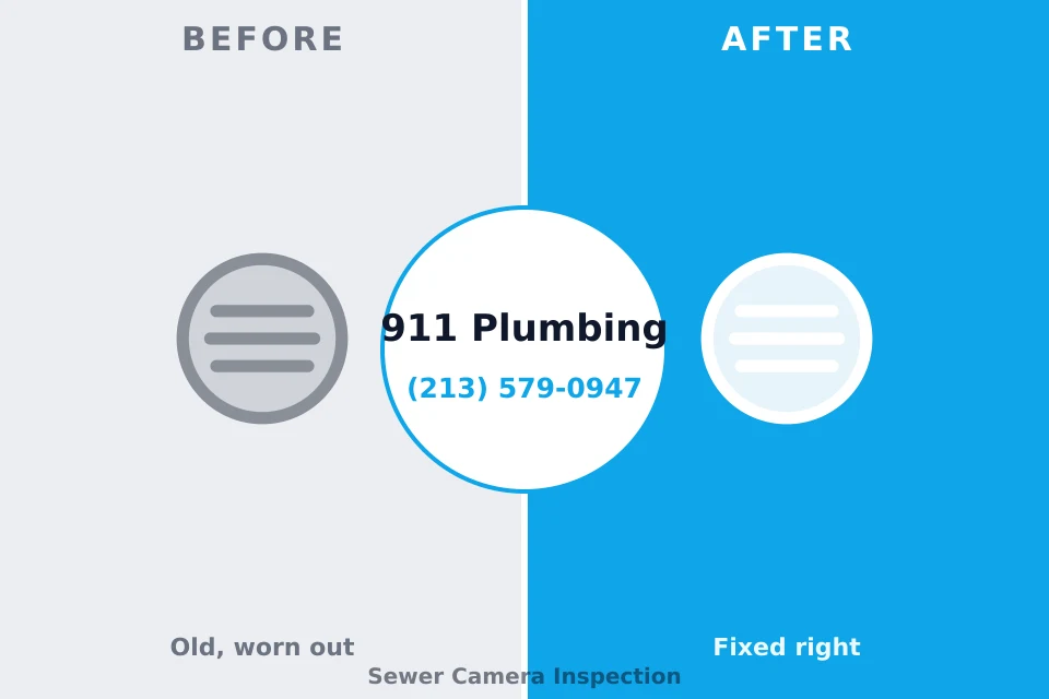 Before and after: plumbing company Dover, TN